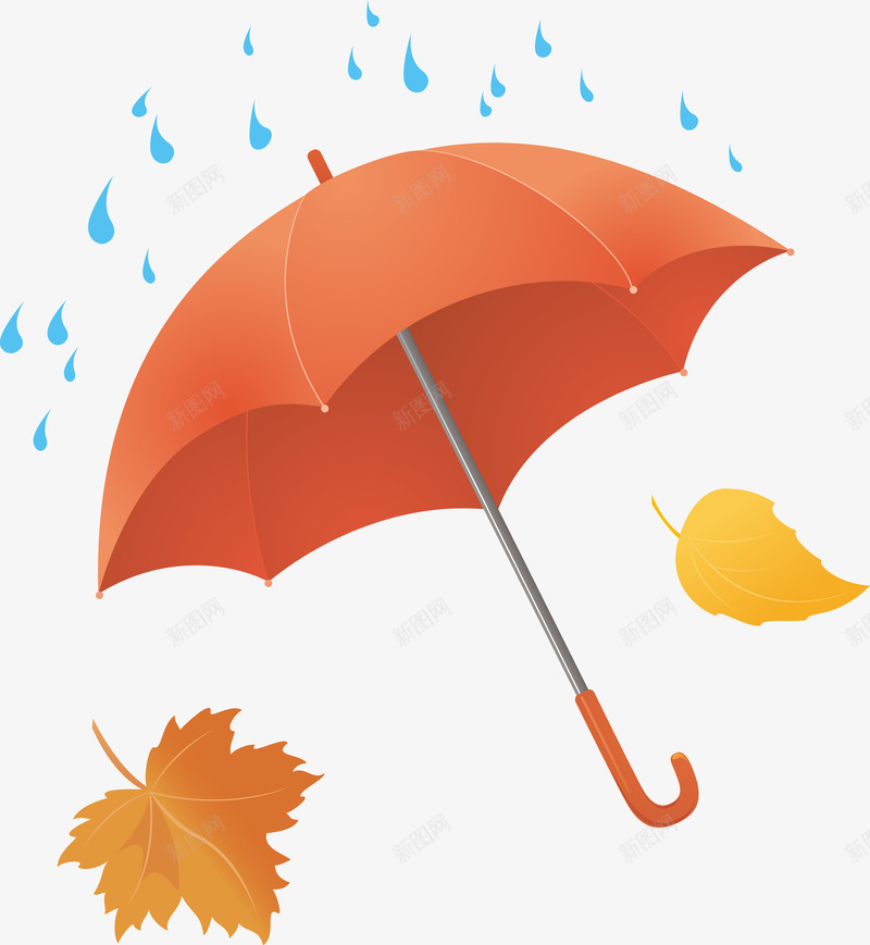 枫叶雨伞秋季背景png免抠素材_88icon https://88icon.com 枫叶 秋季素材 雨伞 雨水