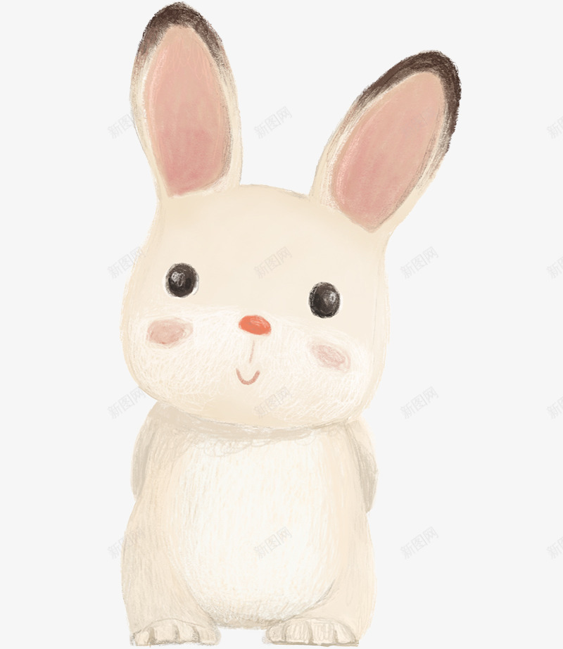 可爱小兔子png免抠素材_88icon https://88icon.com 一只 兔子简笔画 可爱 嘴巴 小兔子 手绘 白色的 眼睛 耳朵