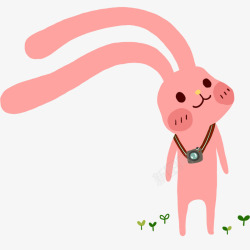 可爱的小兔子素材