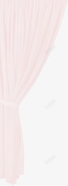 粉红透明帷幕素材