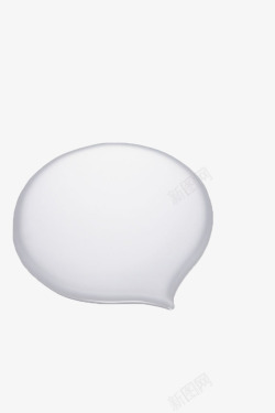 白色透明水滴对话框素材