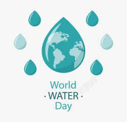 世界水日保护用水素材