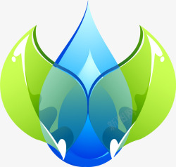 创意环保绿色叶子素材