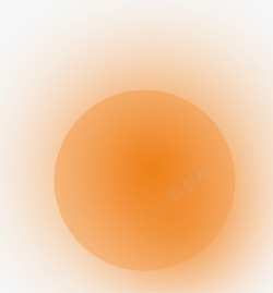 橙色光束橙色魅力光球效果高清图片
