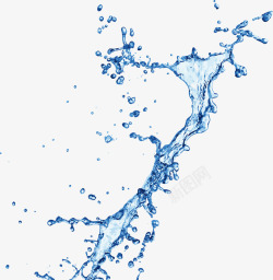 动感水花矢量图素材