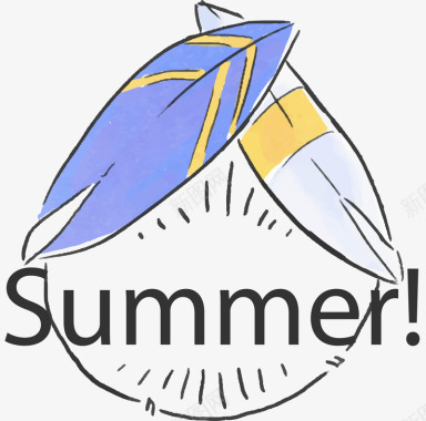 水果饮料宣传单创意手绘卡通夏日橘子插画矢量图图标图标