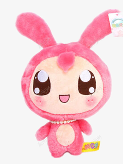 大头兔毛绒玩具png免抠素材_88icon https://88icon.com 产品实物 可爱的玩具兔子 大眼睛的玩具兔子 粉红色的玩具兔子