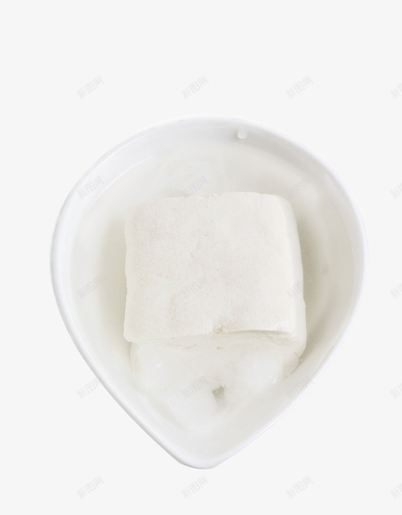 白色水滴形小碟子png免抠素材_88icon https://88icon.com 嫩豆腐 方块 水滴形 白色 碟子 素食 豆制品 豆腐 食材 食物