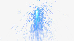 蓝色粒子迸射效果素材