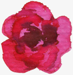 红色分层创意花朵素材