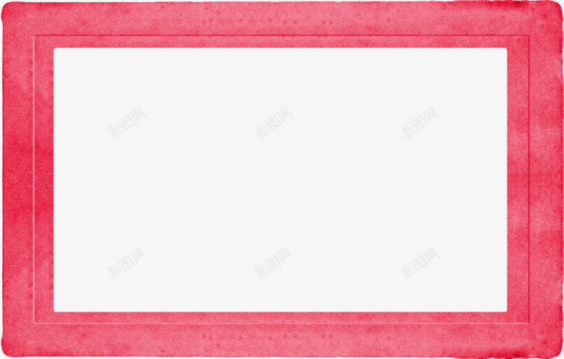 粉红色简约方形边框png免抠素材_88icon https://88icon.com 方形 相框 简约 粉红色 边框