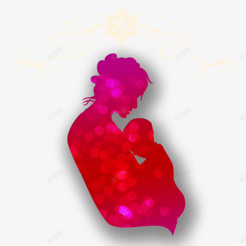 光点抱孩子的妈妈png免抠素材_88icon https://88icon.com 光点 婴儿 母亲节 装饰图案