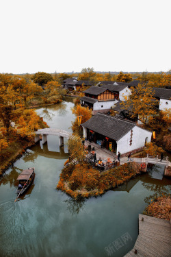 小桥流水人家素材