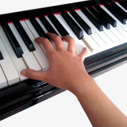 钢琴教学弹钢琴手指指法示意图高清图片