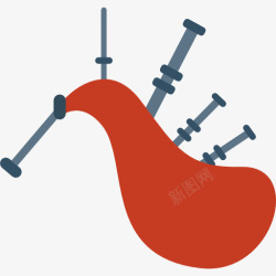 民歌风笛图标高清图片