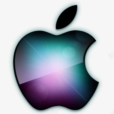 魅惑风格苹果logo图标图标