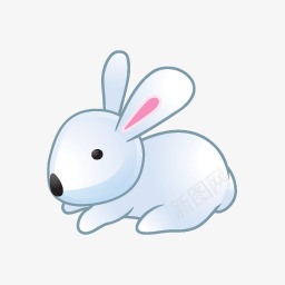 可爱小白兔图标图标