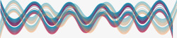 彩色声波均衡器波纹素材
