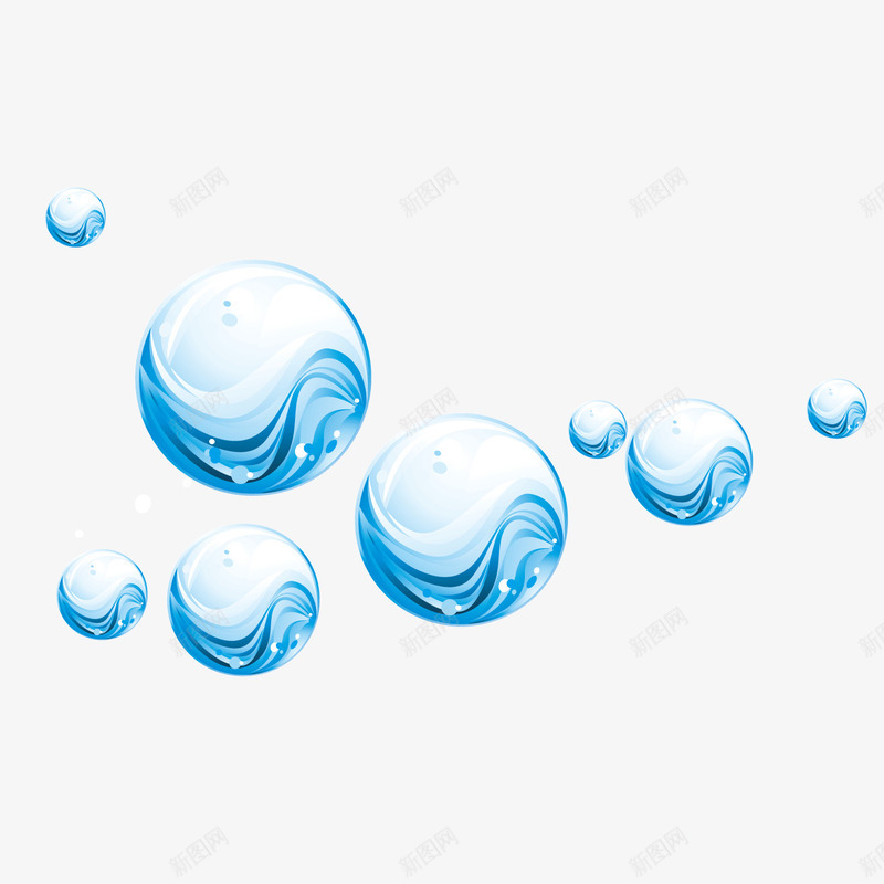 漂浮的小水泡水滴png免抠素材_88icon https://88icon.com 小水泡 水滴 漂浮的