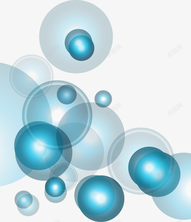 蓝色炫酷光晕光点png免抠素材_88icon https://88icon.com 光晕 光点 炫酷 蓝色