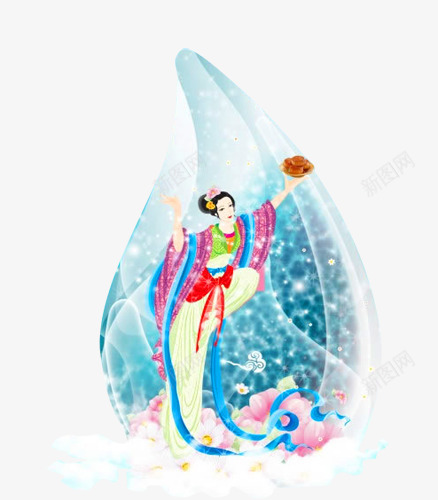 水滴形中秋嫦娥图案png免抠素材_88icon https://88icon.com 中秋 图案 嫦娥 水滴形 水滴形中秋嫦娥图案