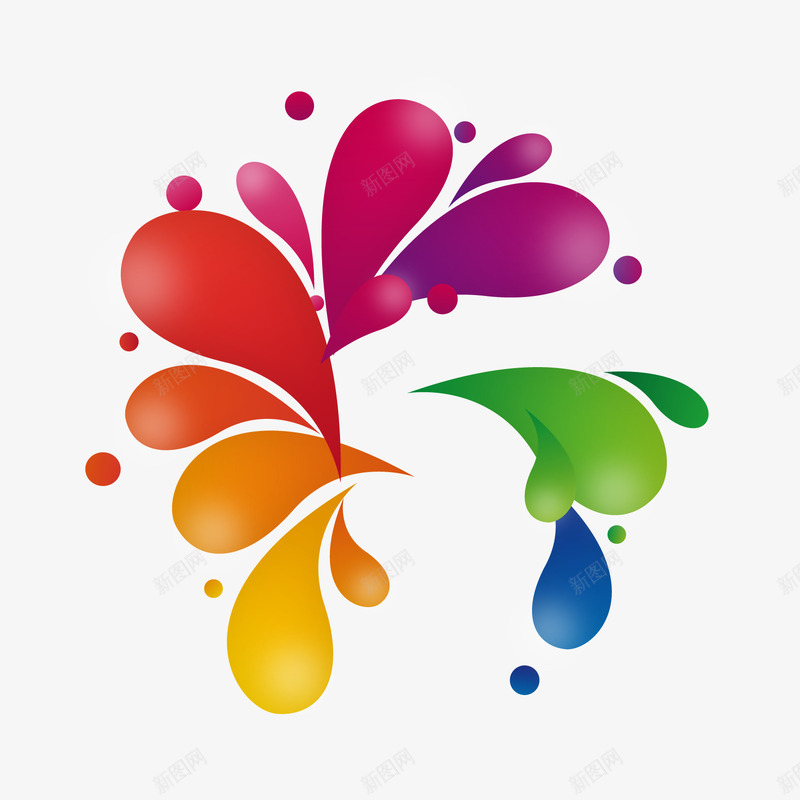 缤纷彩色水滴形图案矢量图ai免抠素材_88icon https://88icon.com 七彩缤纷 图案 彩色 水滴形 矢量图 缤纷 缤纷彩色水滴形图案