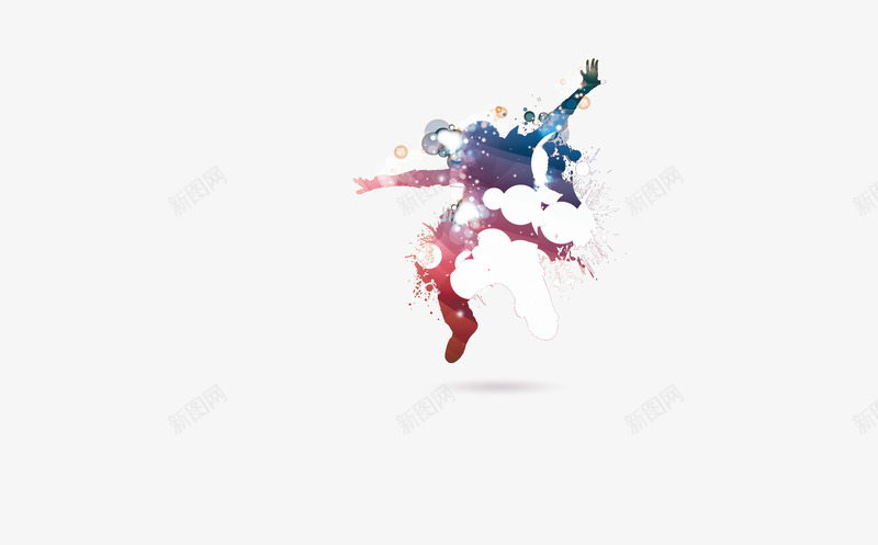 音乐背景元素png免抠素材_88icon https://88icon.com 人物 剪影 激情 舞蹈