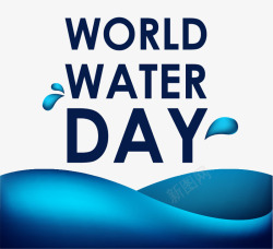 worldwaterday矢量图素材