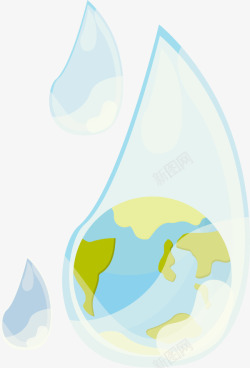水资源环保地球素材