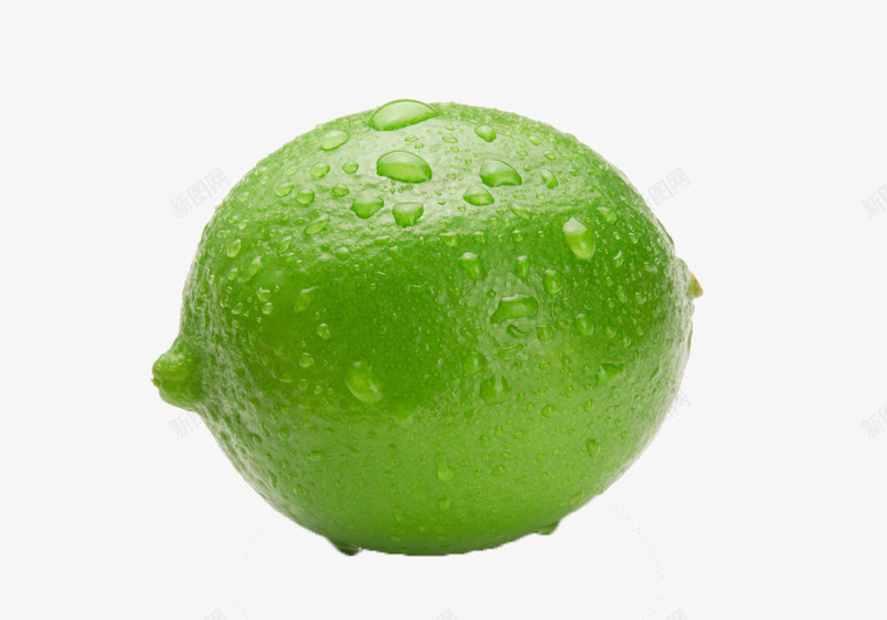 带水珠的柠檬png免抠素材_88icon https://88icon.com 带水珠 水果 绿色 静物
