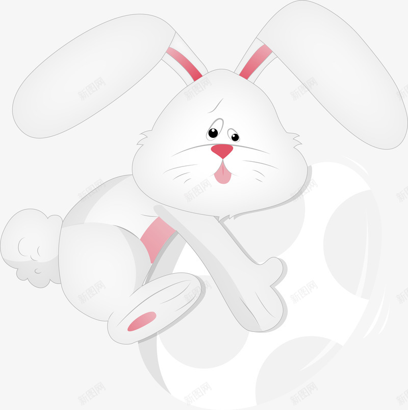 可爱的小兔子png免抠素材_88icon https://88icon.com 卡通手绘 可爱 小兔子 长耳朵