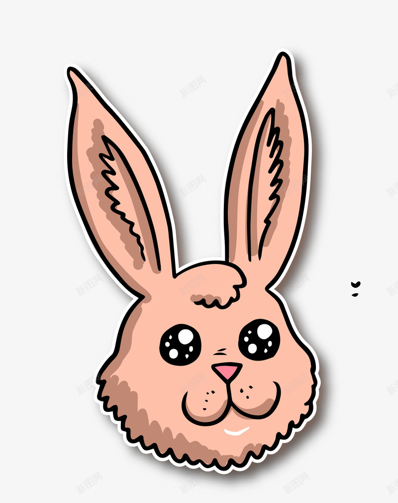 黄色长耳朵兔子小动物png免抠素材_88icon https://88icon.com 小动物 矢量小动物 长耳朵兔子 黄色小动物