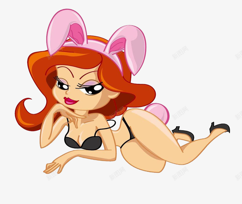妖娆兔女郎png免抠素材_88icon https://88icon.com 兔子 兔子装 女郎 妖娆 素材