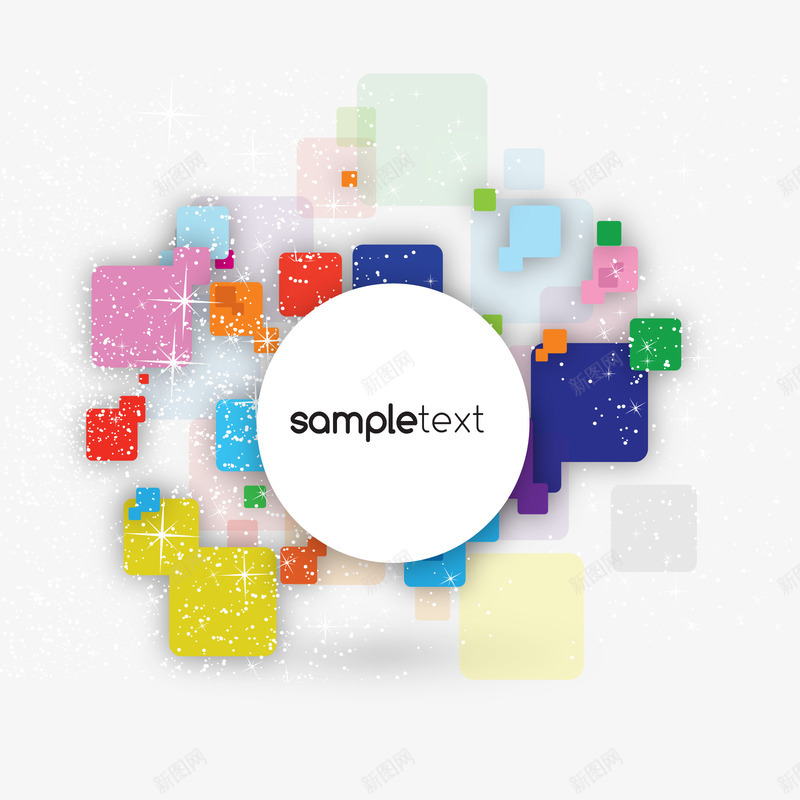 方格背景矢量图ai免抠素材_88icon https://88icon.com 光点 方格背景 矢量图