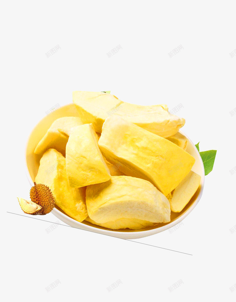 一盘泰国金枕榴莲水果干png免抠素材_88icon https://88icon.com 传单 宣传 手绘 插画 榴莲 水果干 泰国 泰国榴莲 海报 零食