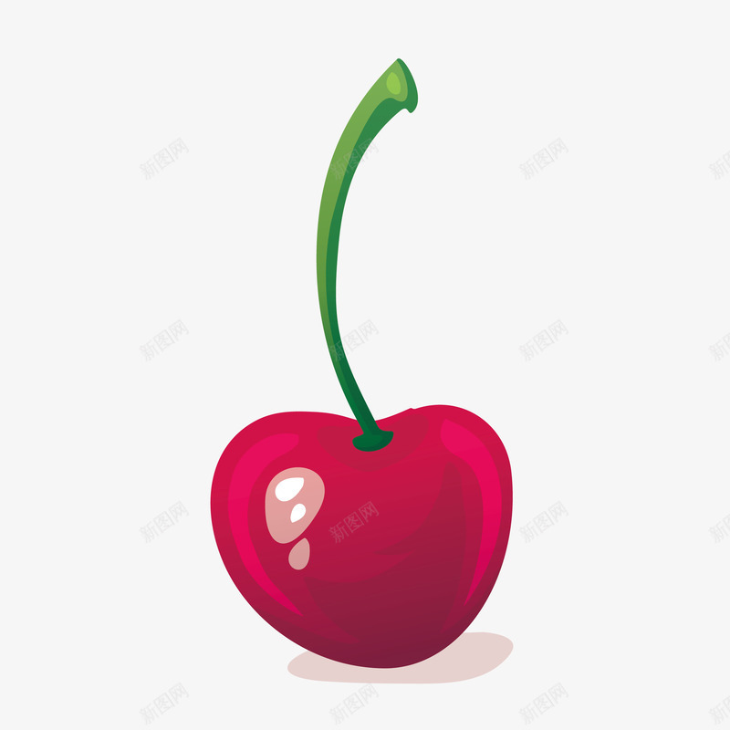 粉红色甜美的小樱桃png免抠素材_88icon https://88icon.com 手绘樱桃 樱桃 水果 粉红色 美味樱桃 食物