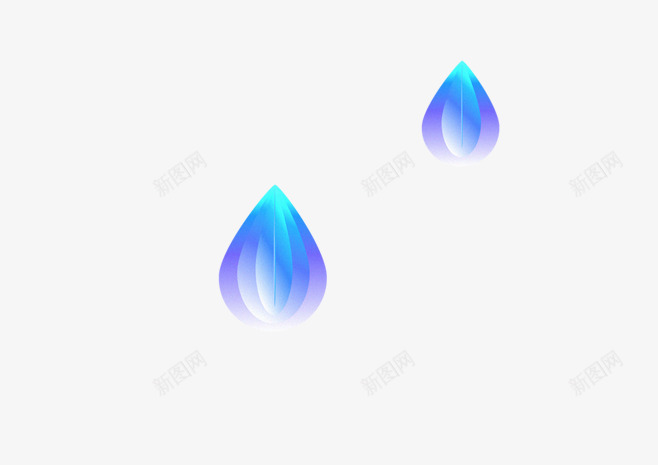科技水滴形状图png免抠素材_88icon https://88icon.com 手绘 水滴型 水滴形状图 紫色 蓝色