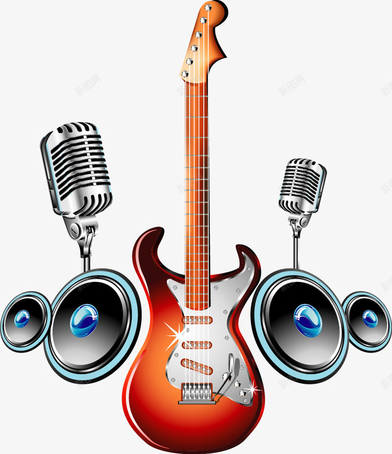 电子炫酷音乐乐器矢量图ai免抠素材_88icon https://88icon.com 乐器 炫酷 电子 音乐 矢量图