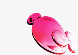 粉色化妆品水滴素材