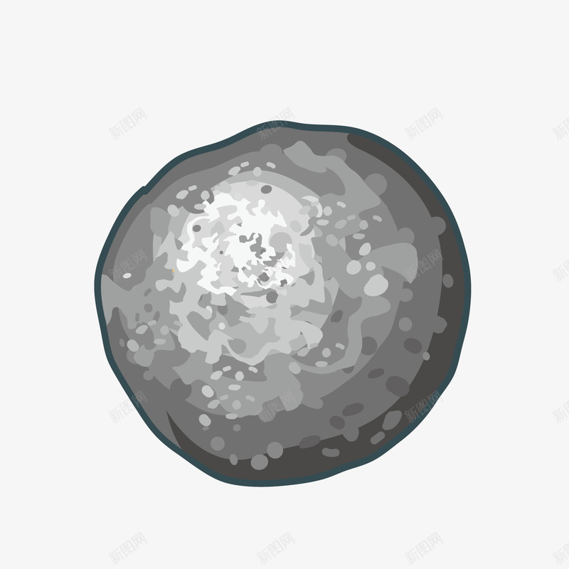 灰色陨石png免抠素材_88icon https://88icon.com 光泽 反光 渐变 灰色 点状 磨砂 纹理 质感 陨石