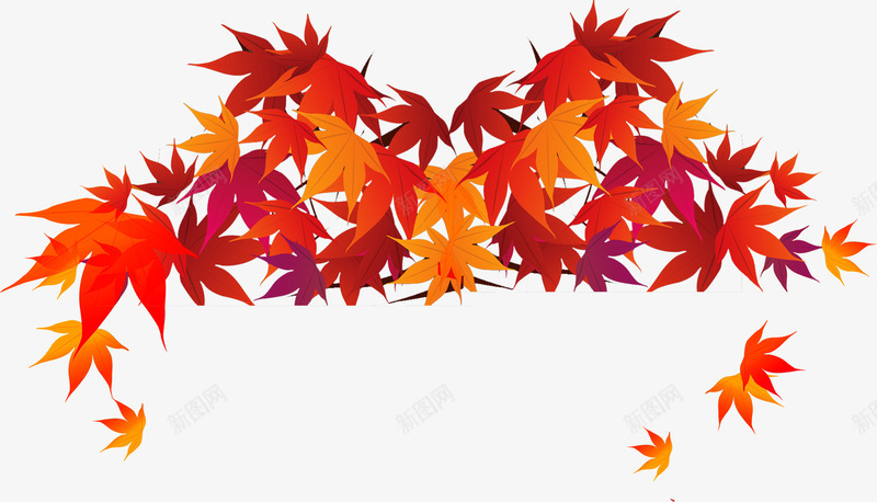 红色枫叶秋收季节png免抠素材_88icon https://88icon.com 季节 枫叶 秋收 红色