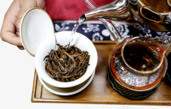茶壶茶叶素材