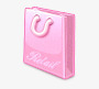 粉红色浴袍简约粉红色手提包图标图标