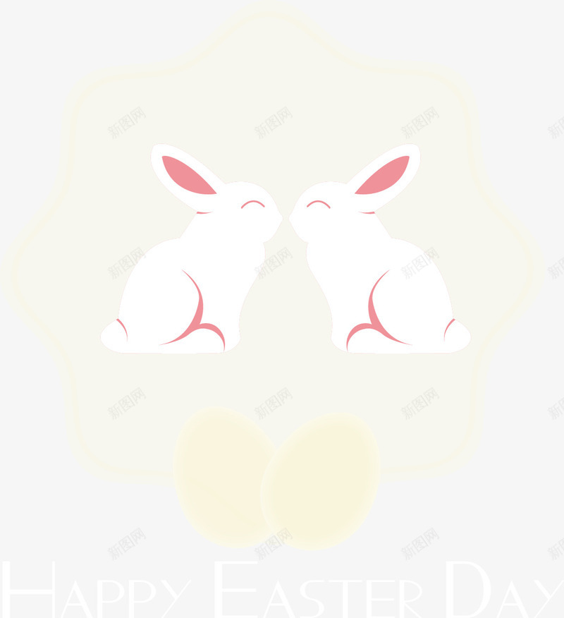 可爱的两只兔子png免抠素材_88icon https://88icon.com q版兔子 中秋节 兔子 兔子png 兔子png素材 兔子免抠素材 卡通 卡通兔子 小白兔 手绘兔子 白兔 白色