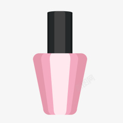 粉红色指甲油美妆素材