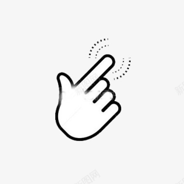 触摸手势手指触摸状态图标图标