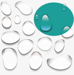 水水滴透明水滴透明素材