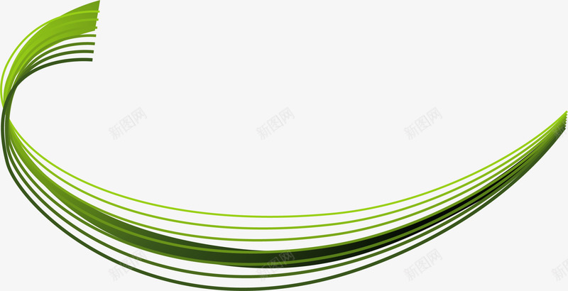 手绘绿色弧线线条png免抠素材_88icon https://88icon.com 小清新 手绘弧线 水彩 简约 绿色弧线 绿色线条
