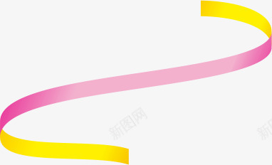 漂浮彩带粉色黄色粉红节png免抠素材_88icon https://88icon.com 彩带 漂浮彩带 粉红 粉色 节日漂浮 黄色