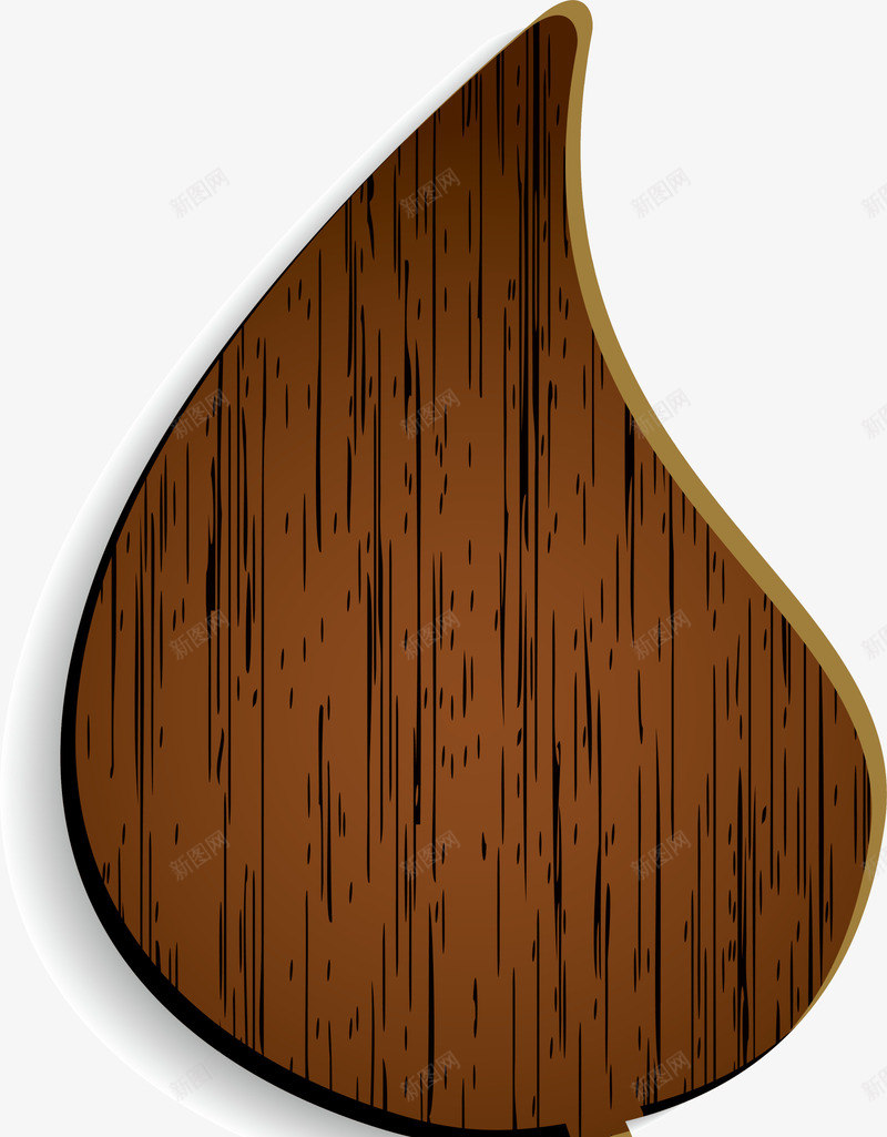 咖啡色木牌水滴png免抠素材_88icon https://88icon.com 免抠PNG 咖啡色 图案 木牌 水滴 装饰图案